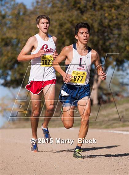 Thumbnail 3 in CIF State Cross Country Championships (D2 Boys Race) photogallery.