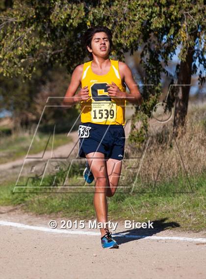 Thumbnail 2 in CIF State Cross Country Championships (D2 Boys Race) photogallery.