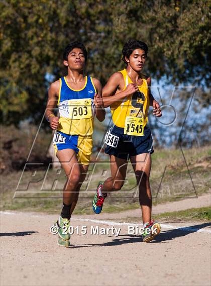 Thumbnail 2 in CIF State Cross Country Championships (D2 Boys Race) photogallery.