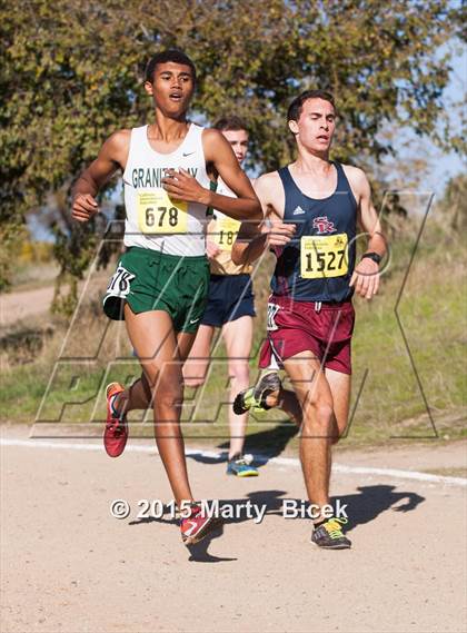 Thumbnail 2 in CIF State Cross Country Championships (D2 Boys Race) photogallery.