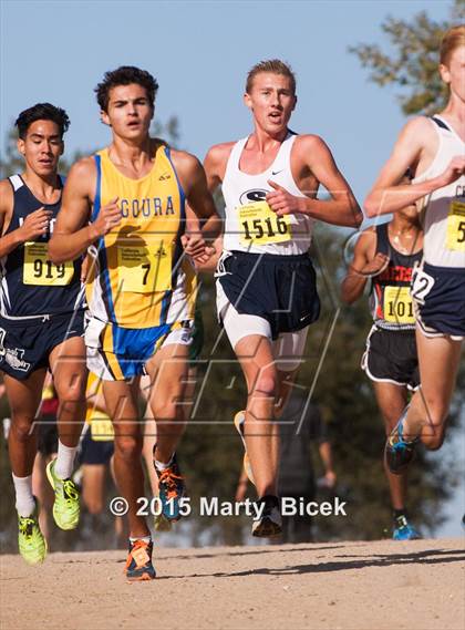 Thumbnail 3 in CIF State Cross Country Championships (D2 Boys Race) photogallery.