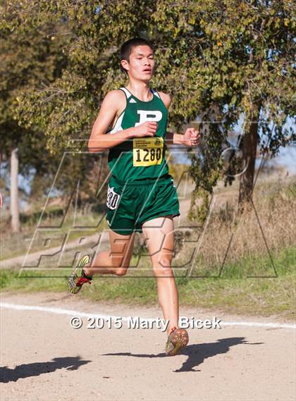 Thumbnail 1 in CIF State Cross Country Championships (D2 Boys Race) photogallery.