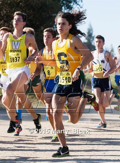 Thumbnail 3 in CIF State Cross Country Championships (D2 Boys Race) photogallery.