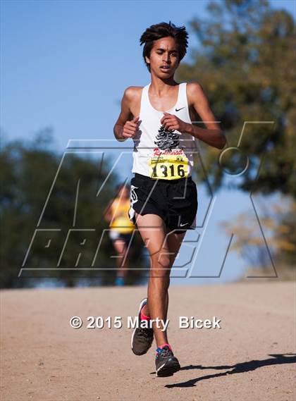 Thumbnail 3 in CIF State Cross Country Championships (D2 Boys Race) photogallery.