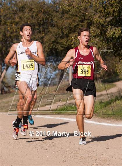 Thumbnail 3 in CIF State Cross Country Championships (D2 Boys Race) photogallery.