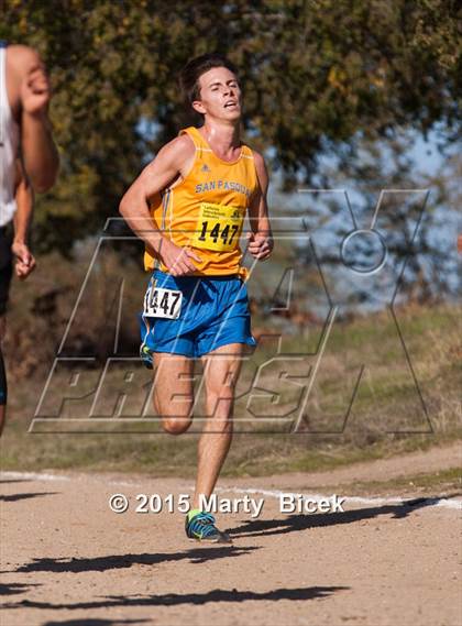 Thumbnail 3 in CIF State Cross Country Championships (D2 Boys Race) photogallery.
