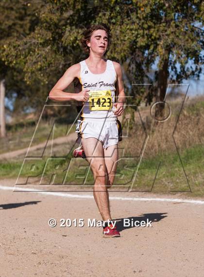 Thumbnail 3 in CIF State Cross Country Championships (D2 Boys Race) photogallery.