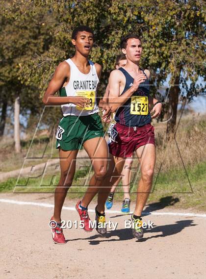 Thumbnail 1 in CIF State Cross Country Championships (D2 Boys Race) photogallery.