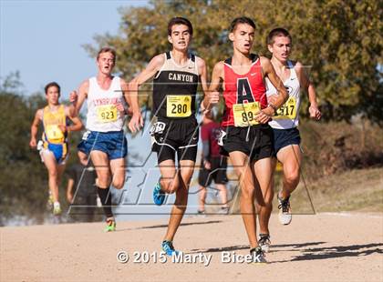 Thumbnail 1 in CIF State Cross Country Championships (D2 Boys Race) photogallery.