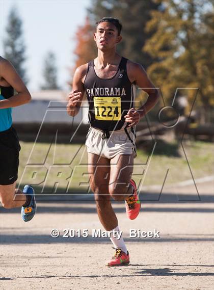 Thumbnail 2 in CIF State Cross Country Championships (D2 Boys Race) photogallery.