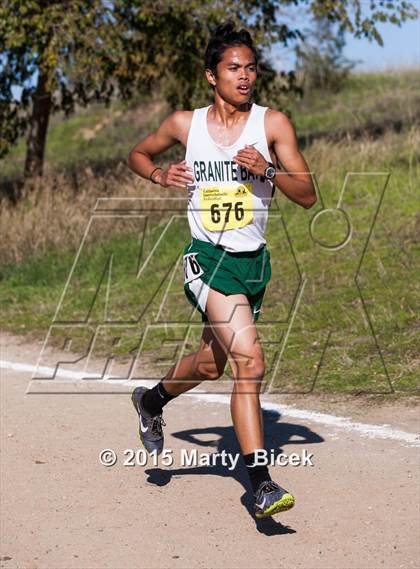 Thumbnail 2 in CIF State Cross Country Championships (D2 Boys Race) photogallery.