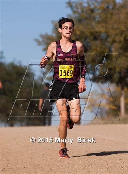 Thumbnail 1 in CIF State Cross Country Championships (D2 Boys Race) photogallery.