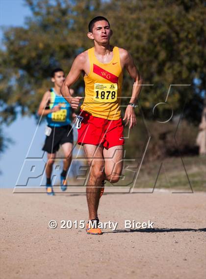 Thumbnail 2 in CIF State Cross Country Championships (D2 Boys Race) photogallery.