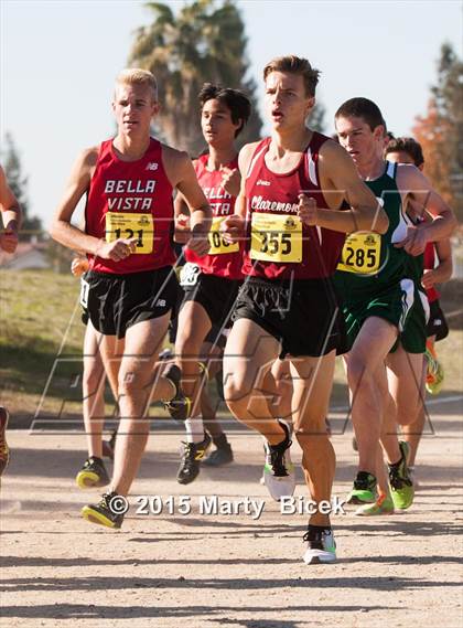 Thumbnail 3 in CIF State Cross Country Championships (D2 Boys Race) photogallery.