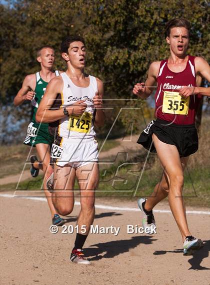 Thumbnail 1 in CIF State Cross Country Championships (D2 Boys Race) photogallery.