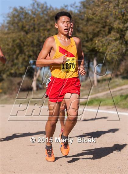 Thumbnail 1 in CIF State Cross Country Championships (D2 Boys Race) photogallery.