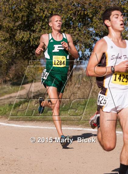 Thumbnail 2 in CIF State Cross Country Championships (D2 Boys Race) photogallery.