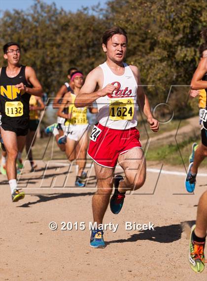 Thumbnail 2 in CIF State Cross Country Championships (D2 Boys Race) photogallery.