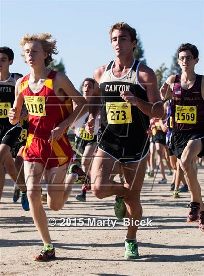 Thumbnail 1 in CIF State Cross Country Championships (D2 Boys Race) photogallery.