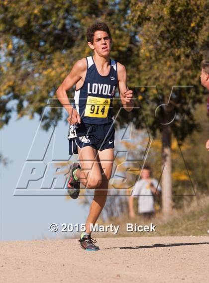 Thumbnail 2 in CIF State Cross Country Championships (D2 Boys Race) photogallery.