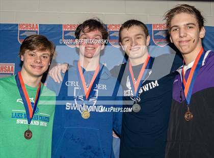 Thumbnail 2 in NCHSAA 1A/2A Swimming Finals photogallery.