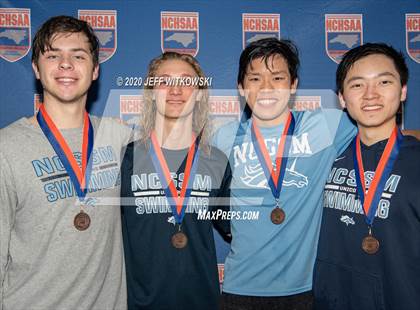 Thumbnail 1 in NCHSAA 1A/2A Swimming Finals photogallery.
