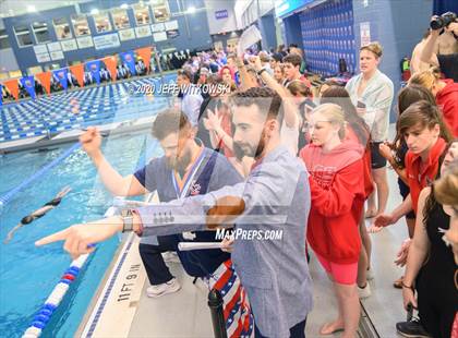 Thumbnail 1 in NCHSAA 1A/2A Swimming Finals photogallery.