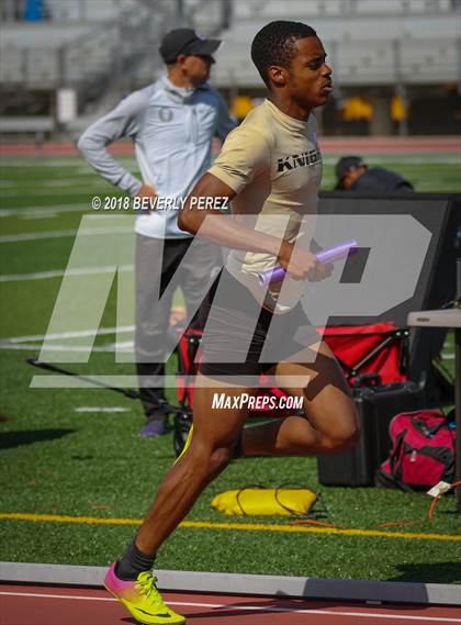 Thumbnail 3 in Golden League CIF Finals (Boys 4 x 400 Relay) photogallery.