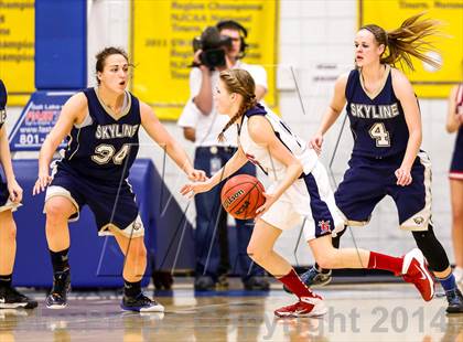 Thumbnail 2 in Skyline vs Springville (UHSAA 4A Final) photogallery.
