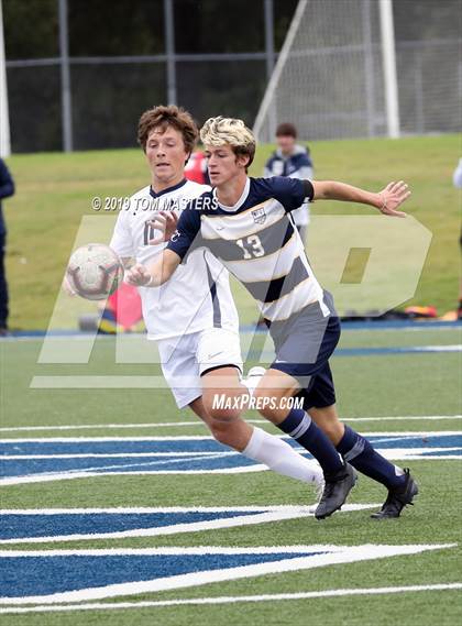 Thumbnail 2 in Cape Fear Academy @ Carmel Christian (NCISAA 3A Quarterfinal) photogallery.