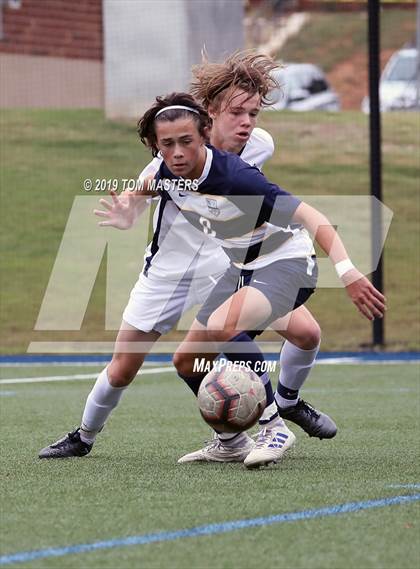 Thumbnail 2 in Cape Fear Academy @ Carmel Christian (NCISAA 3A Quarterfinal) photogallery.