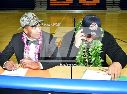 Thumbnail 1 in Bishop Gorman (National Signing Day) photogallery.