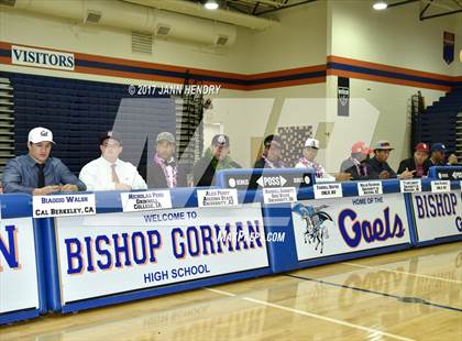 Thumbnail 1 in Bishop Gorman (National Signing Day) photogallery.