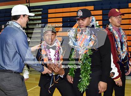 Thumbnail 3 in Bishop Gorman (National Signing Day) photogallery.