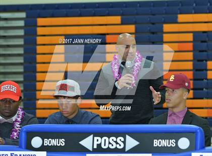 Thumbnail 2 in Bishop Gorman (National Signing Day) photogallery.