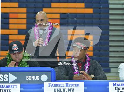 Thumbnail 3 in Bishop Gorman (National Signing Day) photogallery.