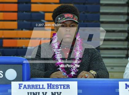 Thumbnail 1 in Bishop Gorman (National Signing Day) photogallery.