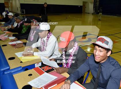 Thumbnail 1 in Bishop Gorman (National Signing Day) photogallery.