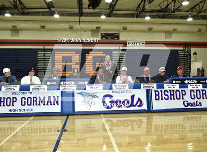 Thumbnail 2 in Bishop Gorman (National Signing Day) photogallery.