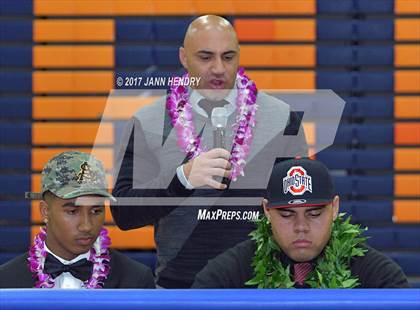 Thumbnail 2 in Bishop Gorman (National Signing Day) photogallery.