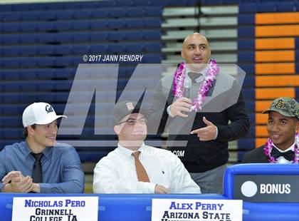 Thumbnail 2 in Bishop Gorman (National Signing Day) photogallery.