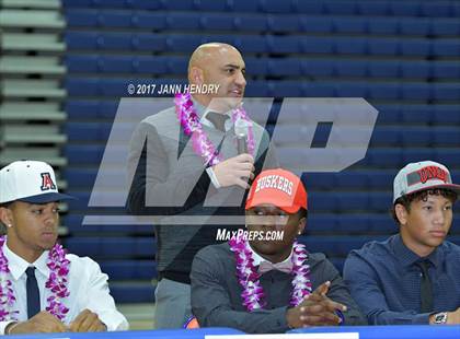 Thumbnail 3 in Bishop Gorman (National Signing Day) photogallery.