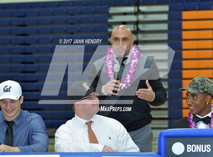 Thumbnail 2 in Bishop Gorman (National Signing Day) photogallery.