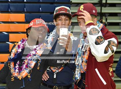 Thumbnail 1 in Bishop Gorman (National Signing Day) photogallery.