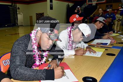 Thumbnail 2 in Bishop Gorman (National Signing Day) photogallery.