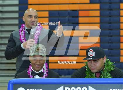 Thumbnail 3 in Bishop Gorman (National Signing Day) photogallery.
