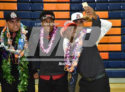 Thumbnail 3 in Bishop Gorman (National Signing Day) photogallery.