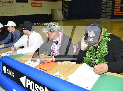 Thumbnail 2 in Bishop Gorman (National Signing Day) photogallery.