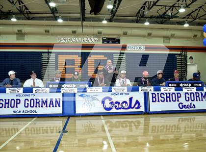 Thumbnail 3 in Bishop Gorman (National Signing Day) photogallery.
