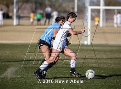 Thumbnail 1 in Rosary Academy vs Villa Park (Reach 11 Arizona Showcase) photogallery.